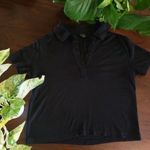 Collar Crop Top